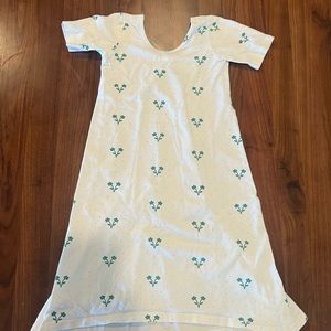 Alice & Ames White with green floral Ballet Dress, size 7
